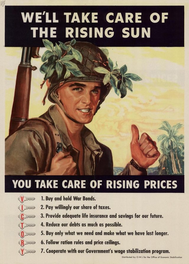 We'll Take Care of the Rising Sun, You Take Care of Rising Prices