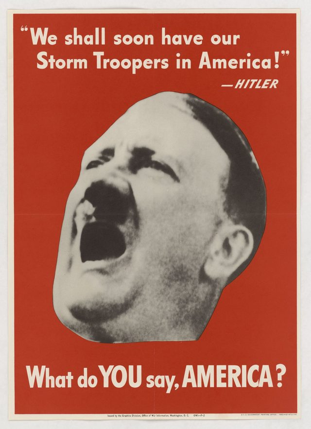 What do you say, America? (Hitler)