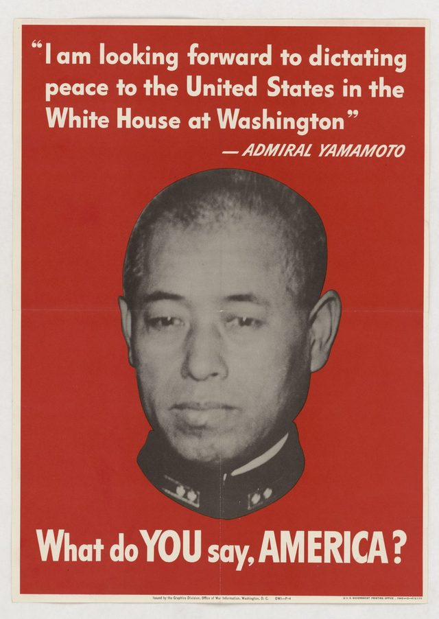 What Do You Say, America? (Admiral Yamamoto quotation)