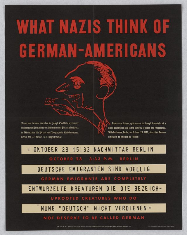 What Nazis think of German-Americans