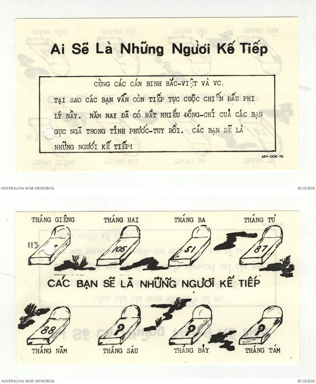 Ai Sẽ Là Những Người Kế Tiếp (Who Will Be Next), leaflet ATF-004-70