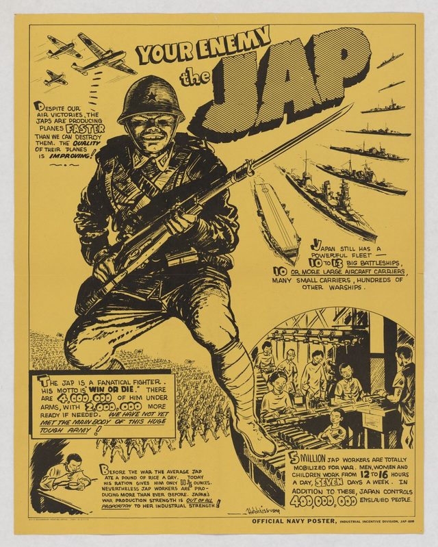 Your Enemy the Jap (Official Navy Poster)
