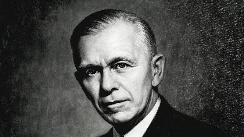 Official portrait of George C. Marshall as Secretary of State