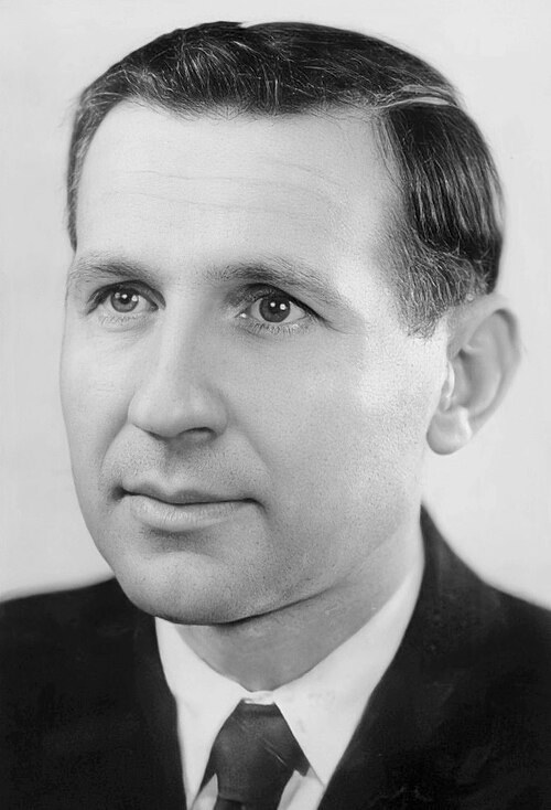 Mehmet Shehu in a press photograph of 1960