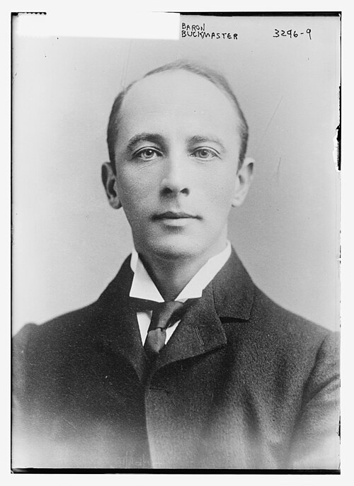 Baron Buckmaster, undated portrait