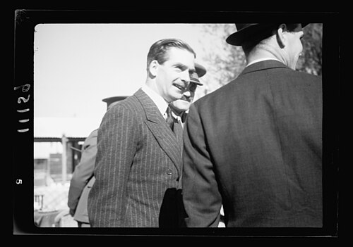 Anthony Eden in Palestine, February 1940