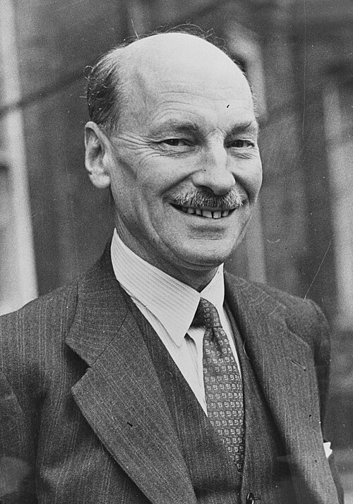 Clement Attlee in February 1950