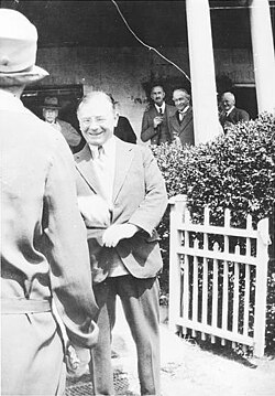Leo Amery during a visit to Australia, 1927 to 1928