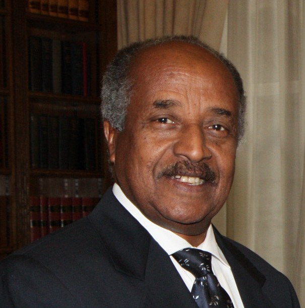 Osman Saleh Mohammed, Foreign Minister of Eritrea, in London