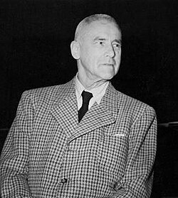 Wilhelm Frick at the Nuremberg trial, about 1946