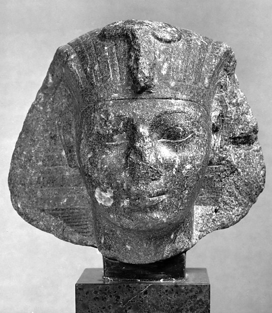 Head of Thutmose III, Met 66.99.22 (a statue or sculpted head, not a portrait from life)
