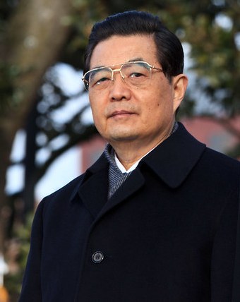Hu Jintao at the White House on 19 January 2011