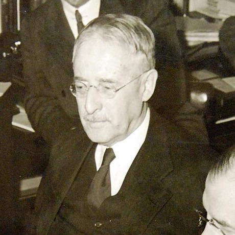 Henry L. Stimson at a House Foreign Affairs Committee hearing on Lend-Lease, February 1943
