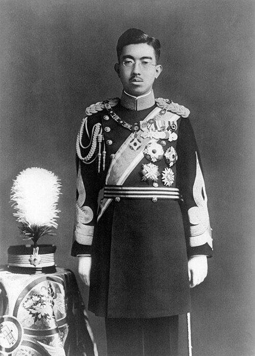 Emperor Hirohito in dress uniform in 1935