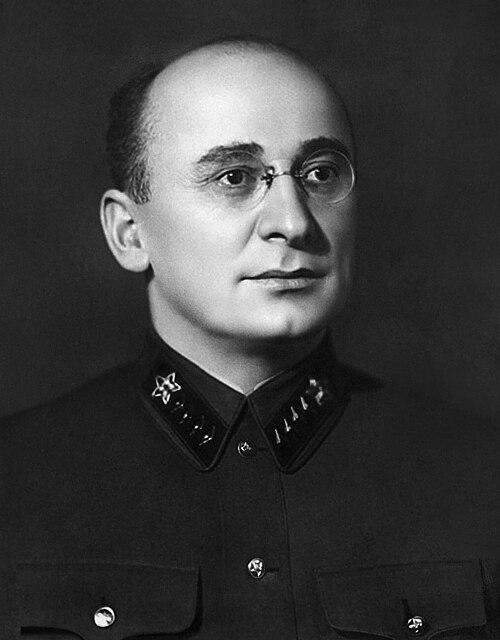 Lavrentiy Beria in NKVD uniform, about 1938 to 1940