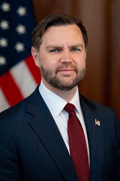 JD Vance, official vice presidential portrait, March 2026
