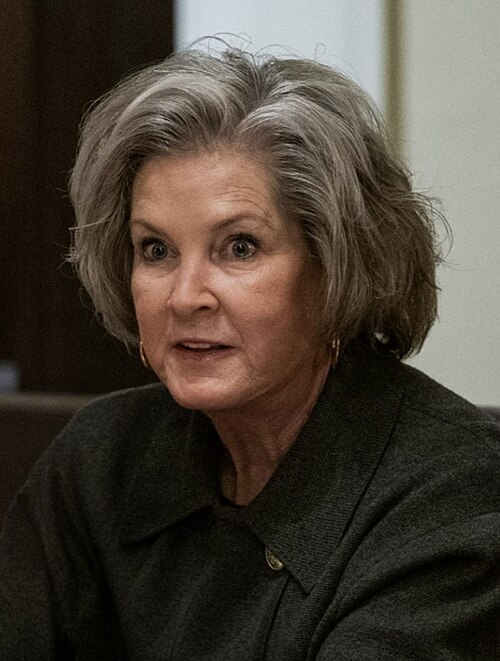 Susie Wiles at a Cabinet meeting, April 2025