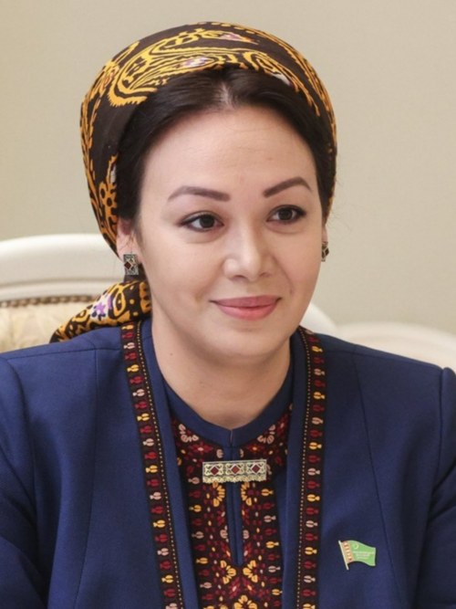 Dunyagozel Gulmanova in March 2023