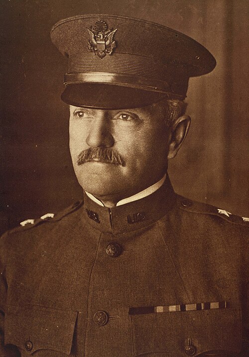 John J. Pershing in uniform, 1919 rotogravure portrait